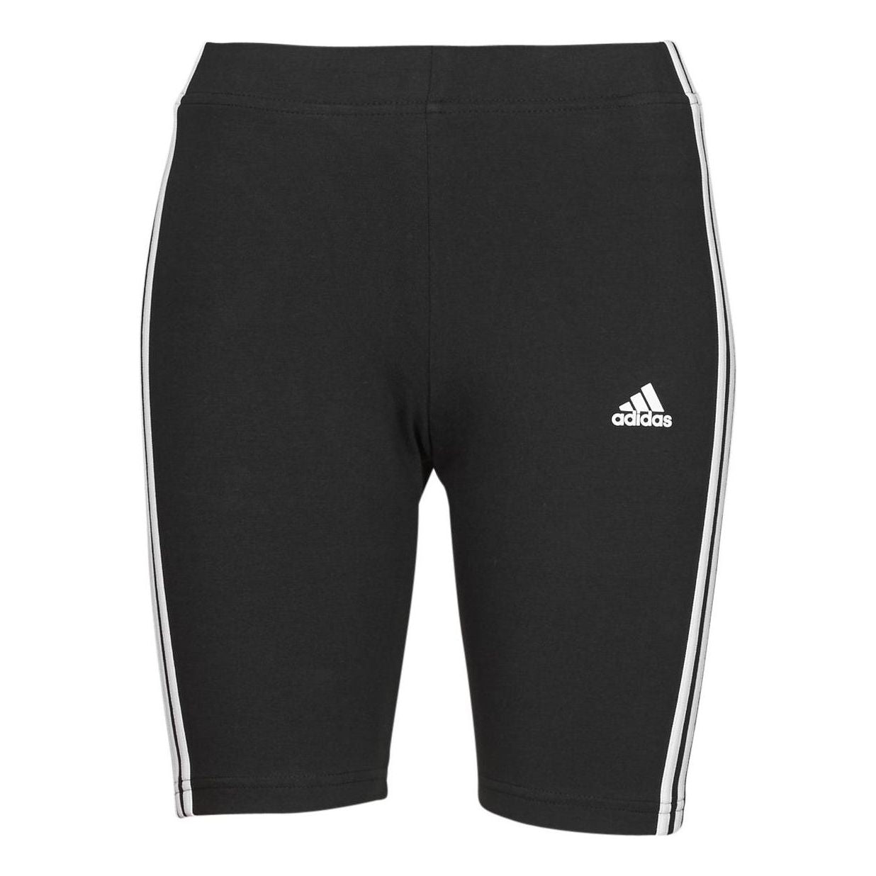 (WMNS) adidas Essentials 3-Stripes Bike Shorts 'Black White' GR3866