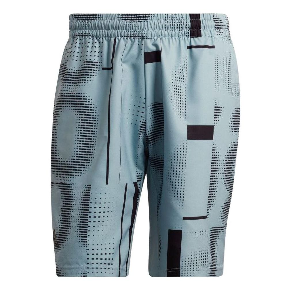 Gerade geschnittene Shorts mit Farbblock-Print für Herren von adidas in Blau HB9085