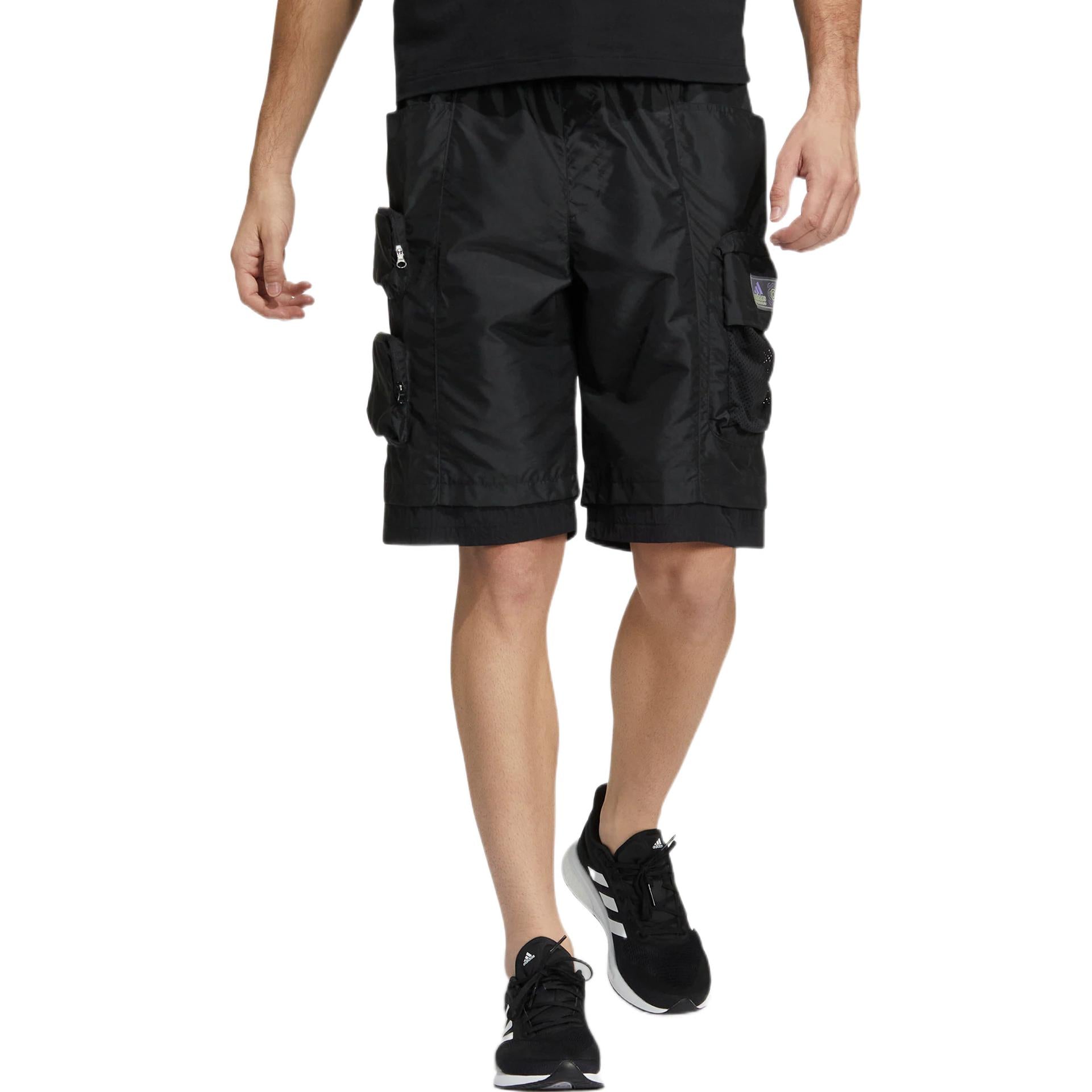 Image of adidas St Pocket Wvsh Sports Cargo Shorts Black HE7436
