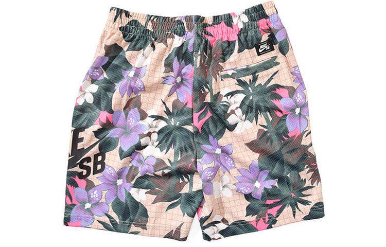 Image of Nike SB Sunday Flowers Printing Skateboard Casual Shorts CI7344-238