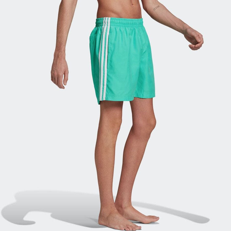 adidas Adicolor Classics 3-Stripes Swim Shorts 'Green' HF2119