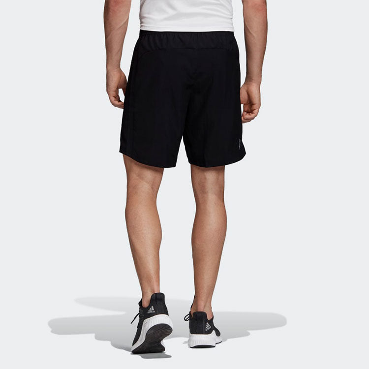 Image of adidas Run It Short Quick Dry Running Sports Shorts Black FS9808