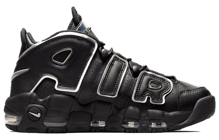 (WMNS) Nike Air More Uptempo 'Black Metallic Silver' DQ0839-001