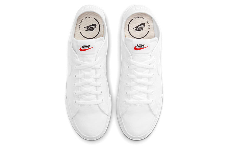 Image of Nike Court Legacy Canvas 'White' CW6539-100