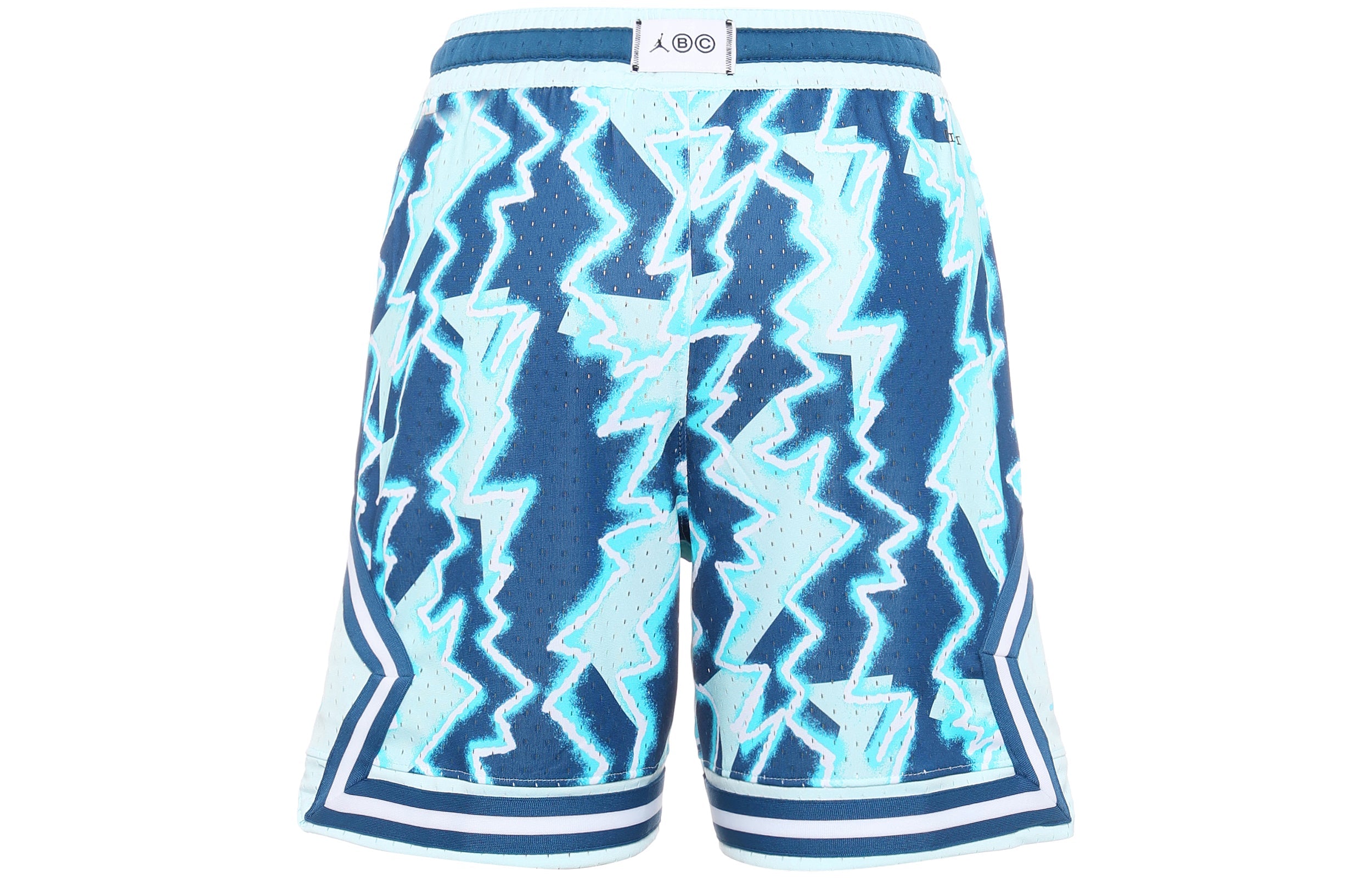 Image of Air Jordan Dri-FIT Contrasting Colors Drawstring Casual Sports Shorts Blue DQ733