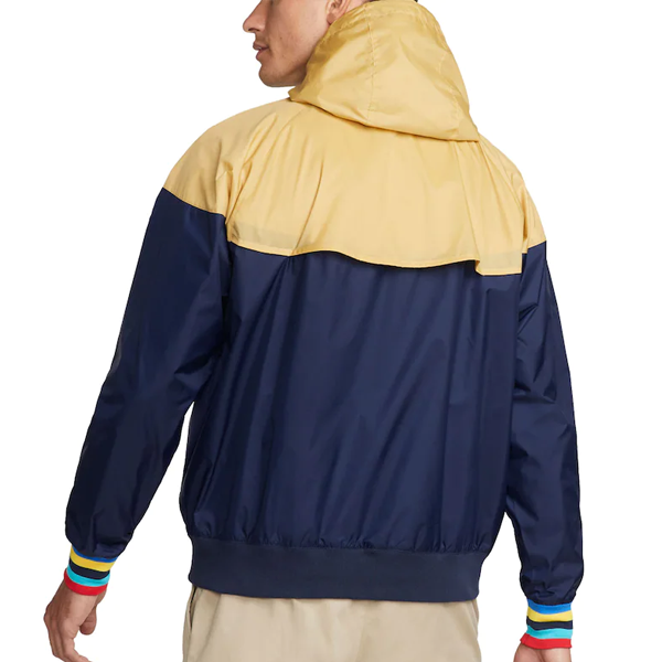 Nike Barcelona Windrunner Full Zip Hooded Jacket (Club Gold/Obsidian)