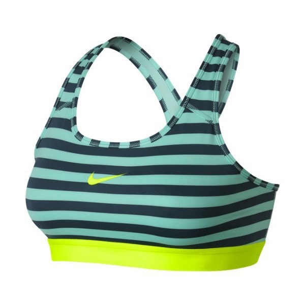 Nike Womens Sports Bra (Teal/Volt)