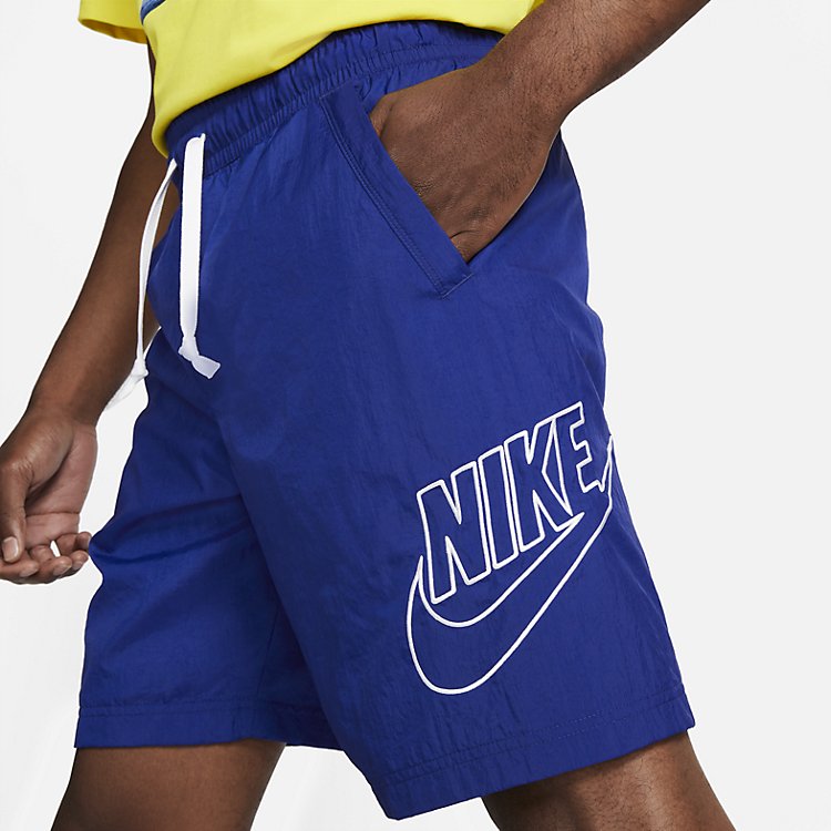Image of Nike Sportswear Alumni Woven Flow Shorts 'Deep Royal Blue' DB3810-455