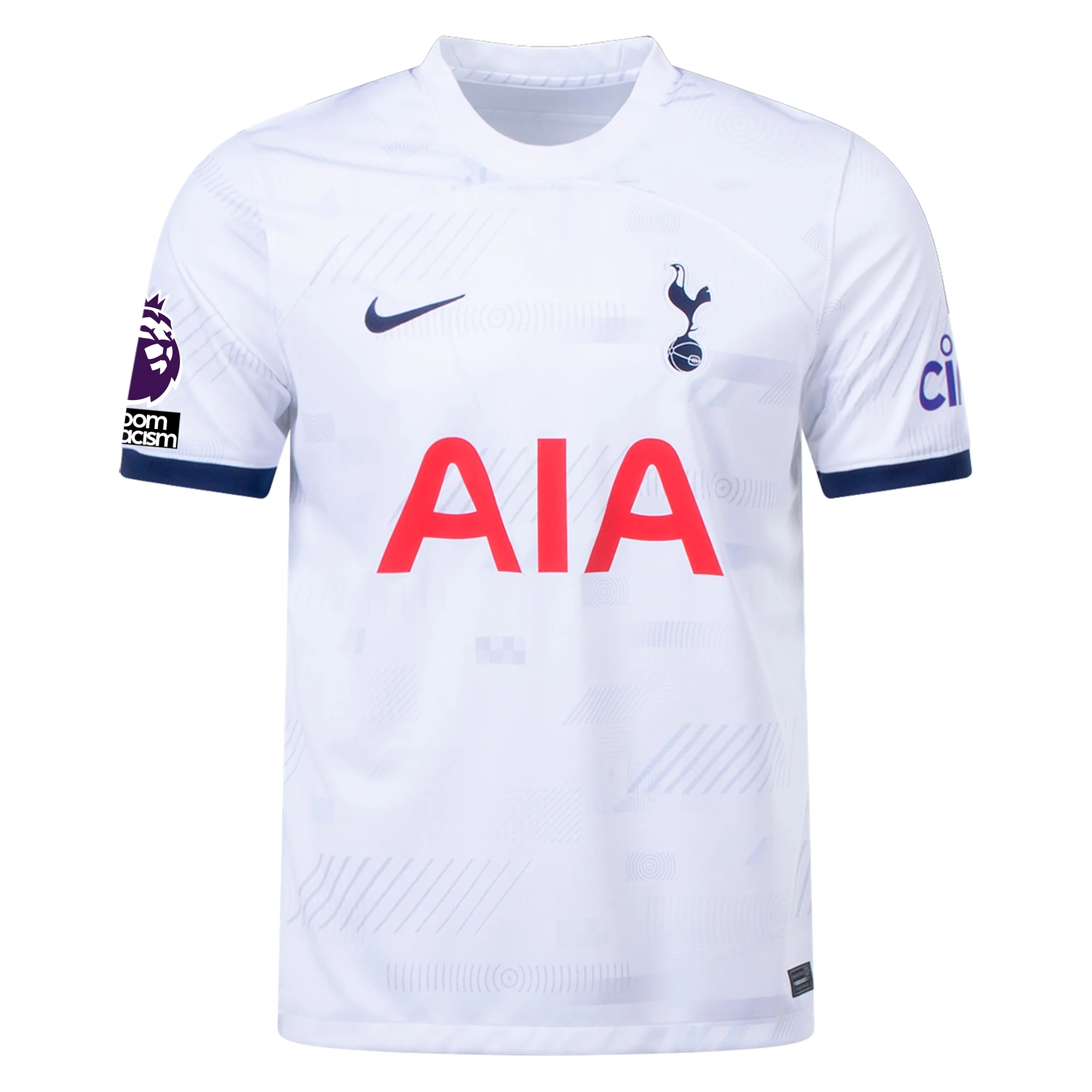 Image of Nike Tottenham James Maddison Home Jersey w/ EPL + No Room For Racism Patches  2
