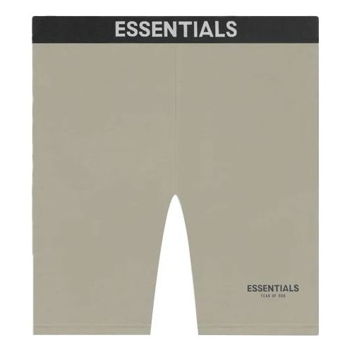 Image of Fear of God Essentials SS21 Athletic Biker Short Moss FOG-SS21-589