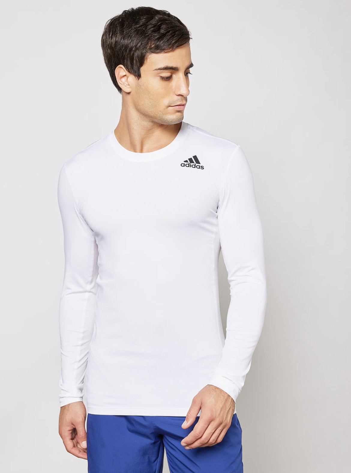 Image of قميص التدريب المتقاطع المضغوط من Adidas Techfit