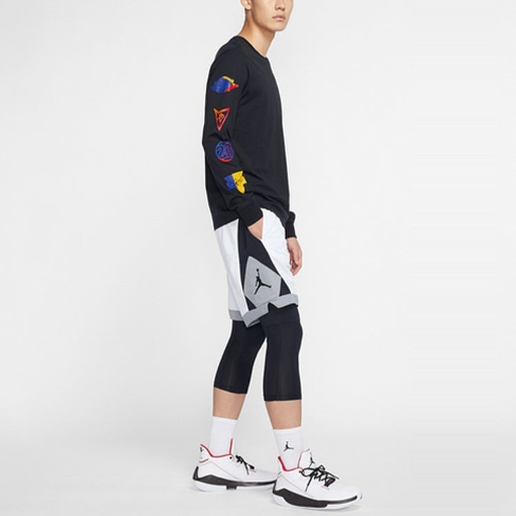 Image of Air Jordan Jumpman Diamond Shorts For Men White DA6792-100