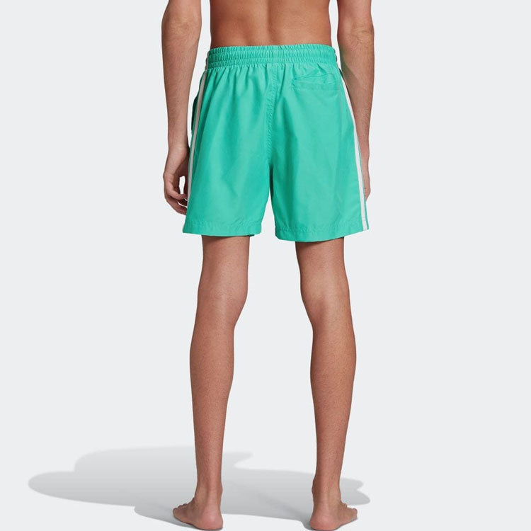 adidas Adicolor Classics 3-Stripes Swim Shorts 'Green' HF2119