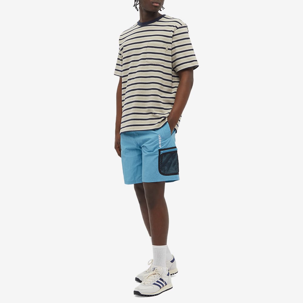 Image of adidas originals Adv Wvn Shorts Multiple Pockets Outdoor Sports Blue GN2342