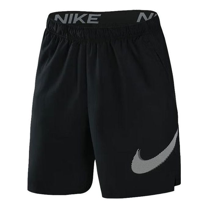 Image of Men's Nike Logo Sports Quick Dry Breathable Shorts Black DQ4800-010