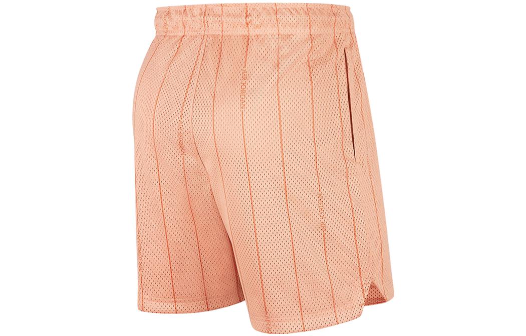 Men's Air Jordan Essentials Solid Color Mesh Sports Shorts Light Madder Brown DM