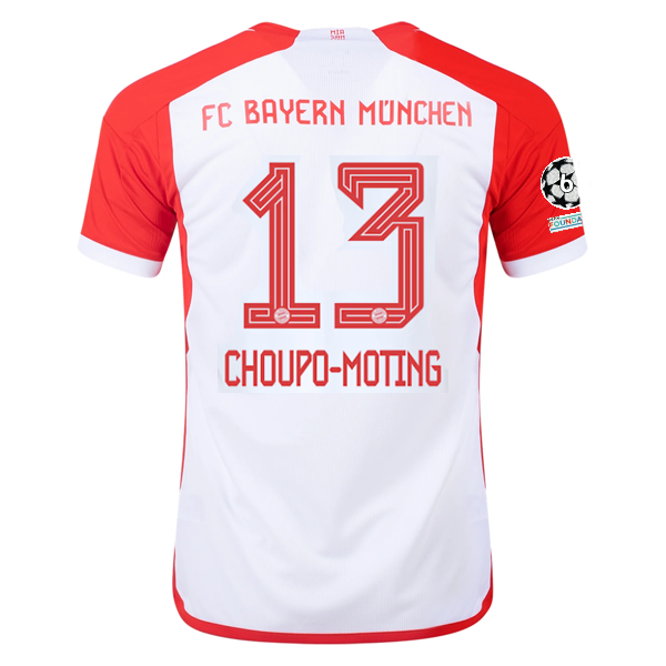 Image of adidas Bayern Munich Eric Maxim Choupo-Moting Home Jersey 23/24 w/ Champions Lea