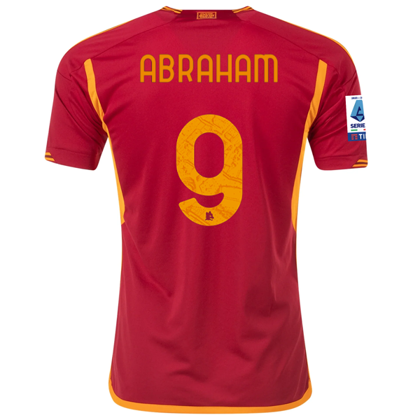 adidas Roma Tammy Abraham Heimtrikot mit Serie A-Aufnäher 23/24 (Team Victory Red)