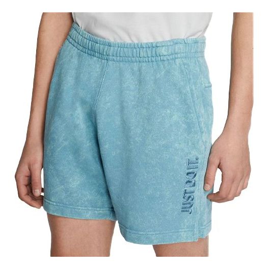 Image of Nike Sportswear Jdi Alphabet Logo Sports Shorts Blue CJ4574-424
