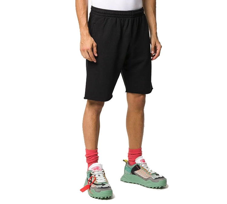 OFF-WHITE Sprayed Arrows Arrow Sports Shorts Black OMCI006E20FLE0011001
