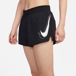 Image of (WMNS) Nike AS W NK DF SWSH Run Short 'Black' DD4924-010