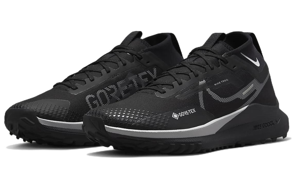Image of Nike React Pegasus Trail 4 GORE-TEX 'Black Reflect Silver' DJ7926-001