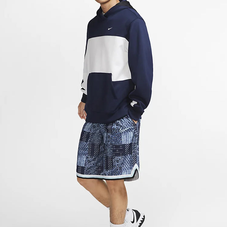 Nike DNA Flowers Embroidered Basketball Shorts Blue CK6348-457