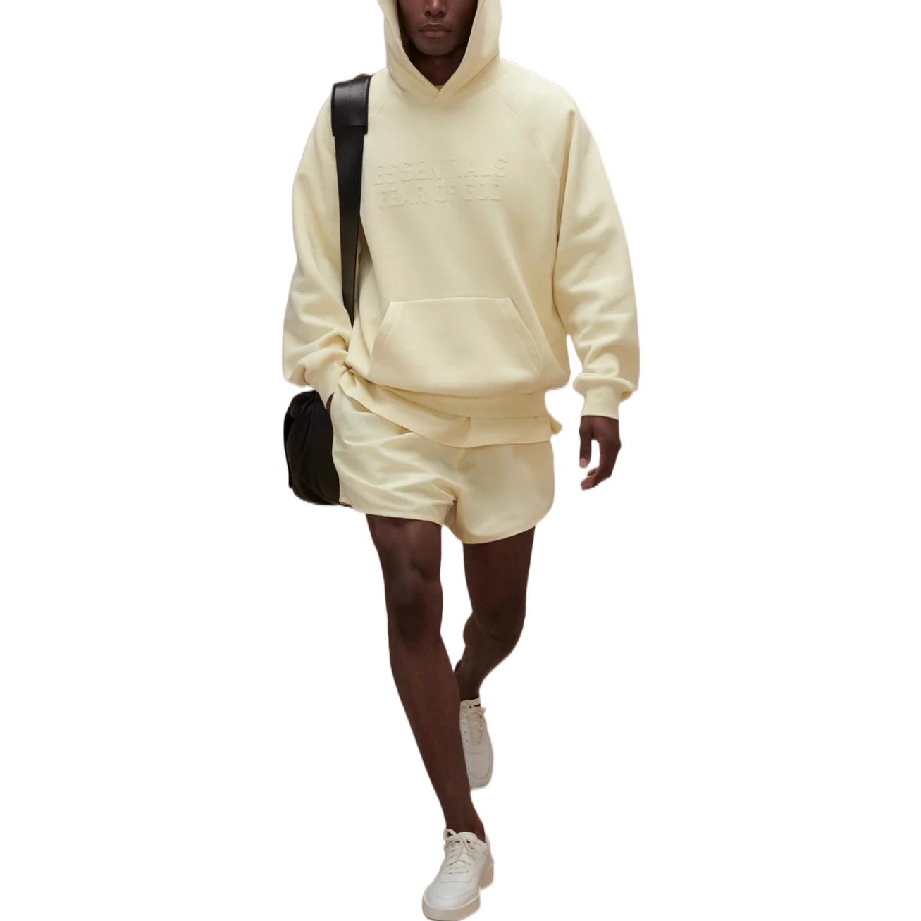 Fear of God Essentials FW22 Nylon Running Shorts Wood FOG-FW22-176