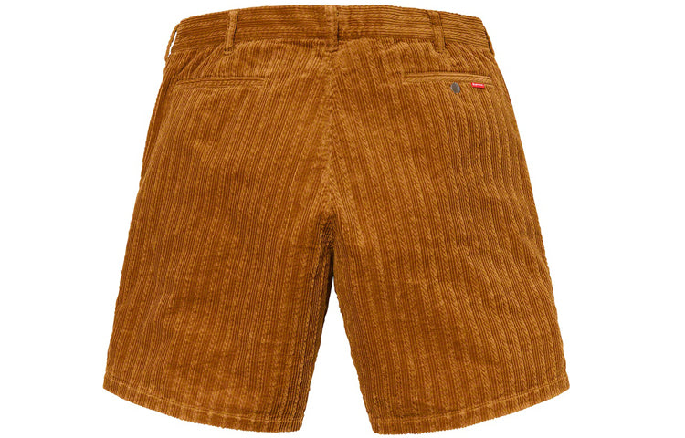Image of Supreme SS19 Rope Corduroy Work Short Cargo Shorts Unisex Brown SUP-SS19-10057