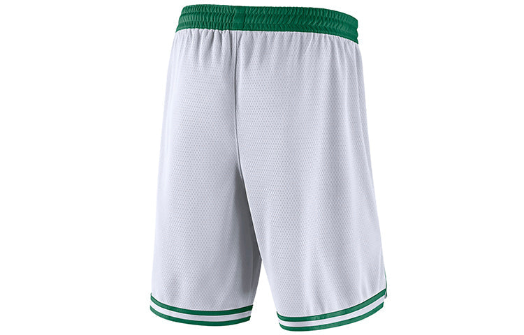 Image of Nike NBA limited SW Fan Edition Boston Celtics Basketball Shorts White AJ5586-10