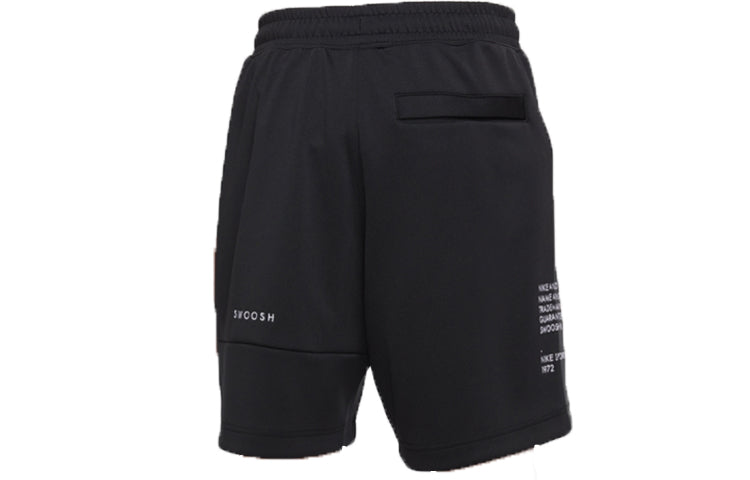 Image of Nike Sportswear Swoosh Casual Sports Shorts Black CU3912-010