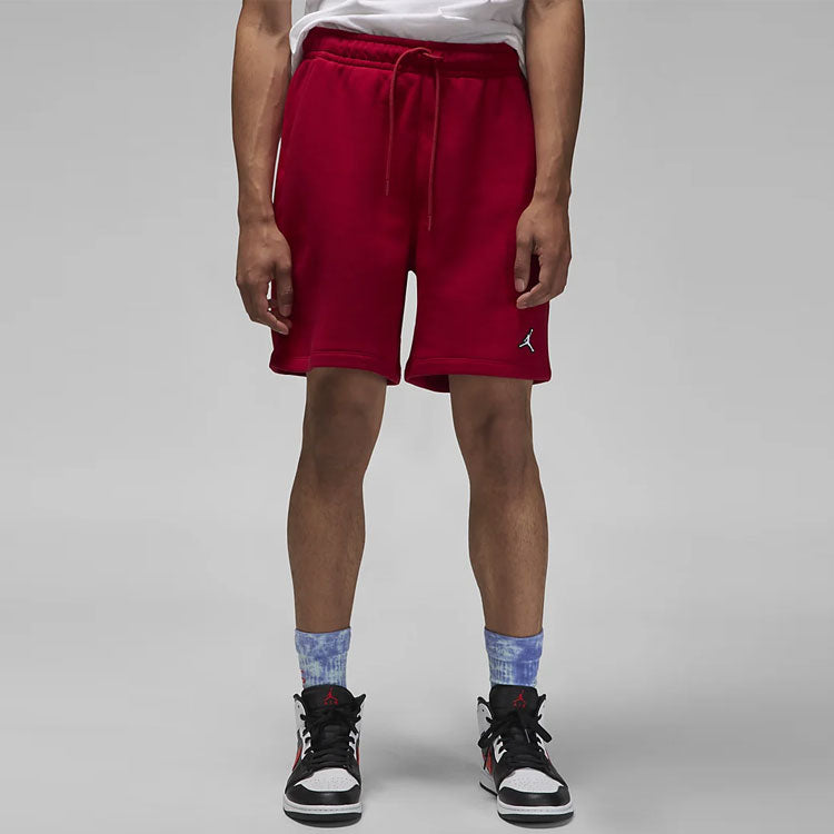 Image of Air Jordan Brooklyn Fleece Shorts 'Gym Red' DQ7470-687