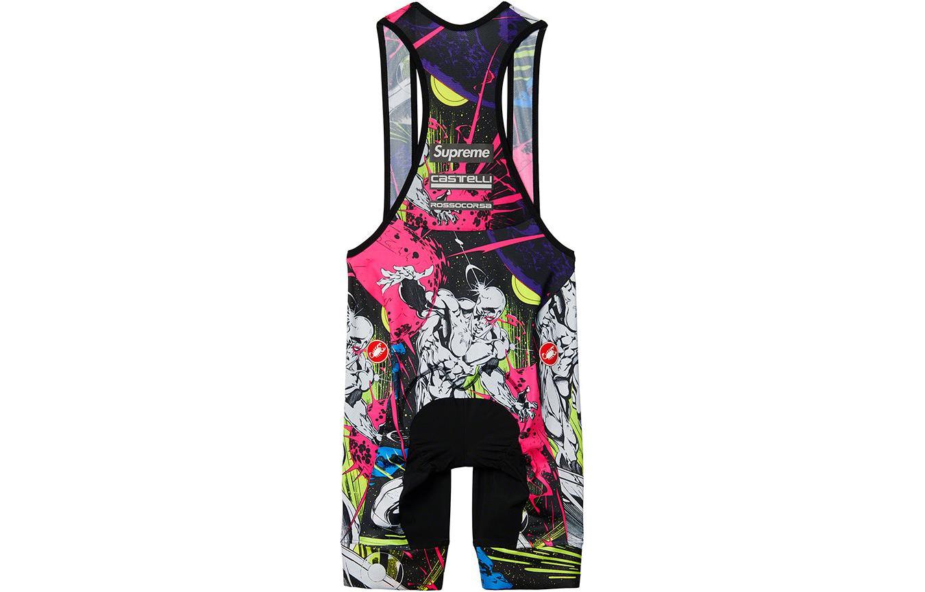 Supreme SS22 Week 14 x Castelli Silver Surfer Cycling Bib Short SUP-SS22-833