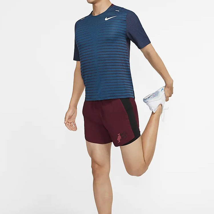 Men's Nike FLEX STRIDE FUTURE FAST 2-IN-1 Running Red Shorts CU5475-638