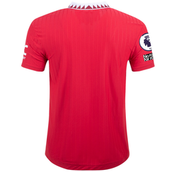 Image of adidas Manchester United Authentic Home Jersey w/ EPL + No Room For Racism Patch