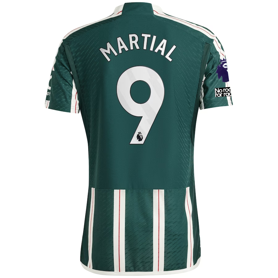 adidas Manchester United Authentic Anthony Martial Auswärtstrikot mit EPL + No Room