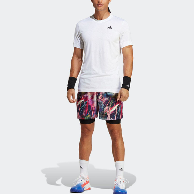 Image of adidas Melbourne Ergo Tennis Graphic Shorts HT7212