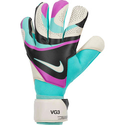 Image of Nike Vapor Grip3 Goalkeeper Gloves (Black/Hyper Turq/Rush Fuschia/White)