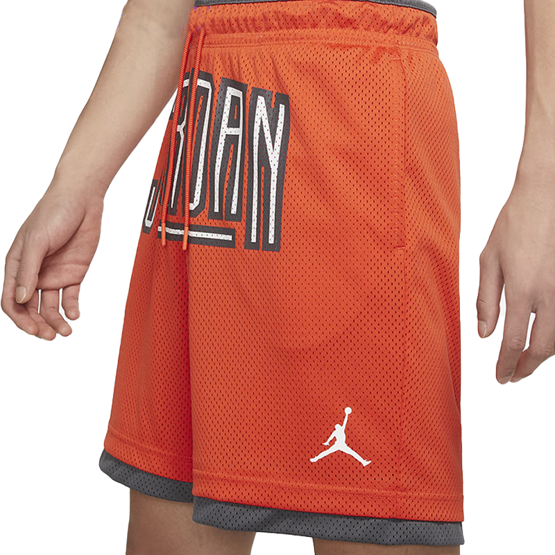 Image of Air Jordan Wordmark Basketball Shorts 'Orange' DX6601-869