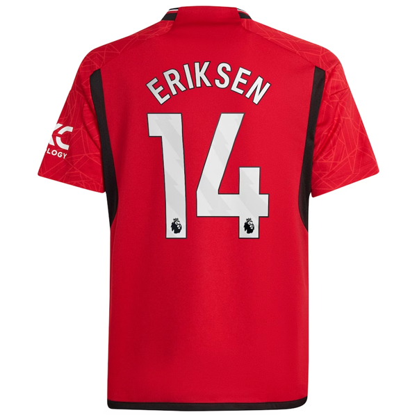 adidas Youth Manchester United Christian Eriksen Home Jersey 23/24 (Team College