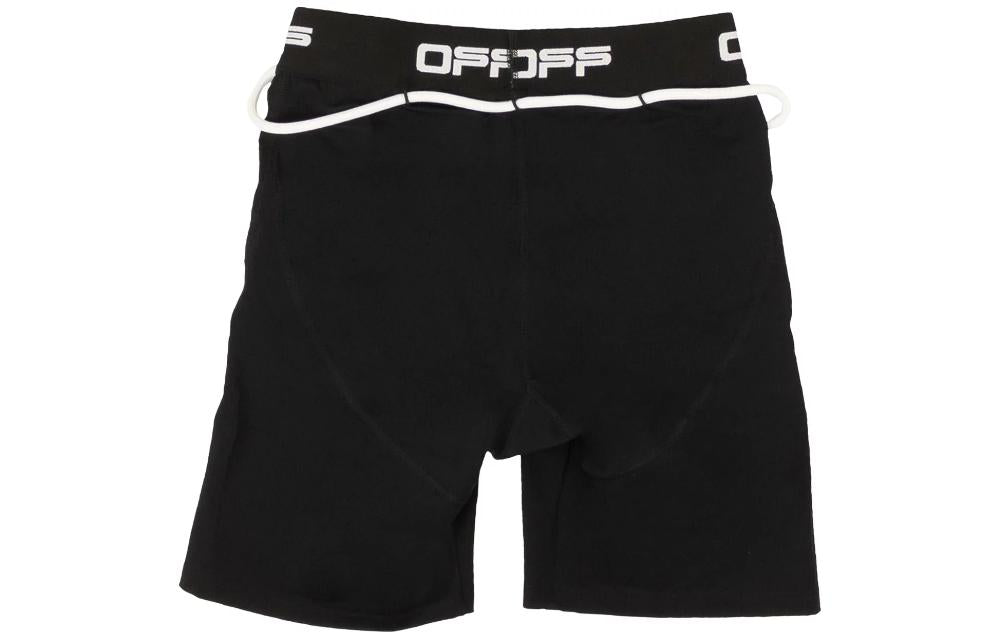 Image of Off-White Active Logo Cycling Shorts 'Black' OWVH008I20JER0011001