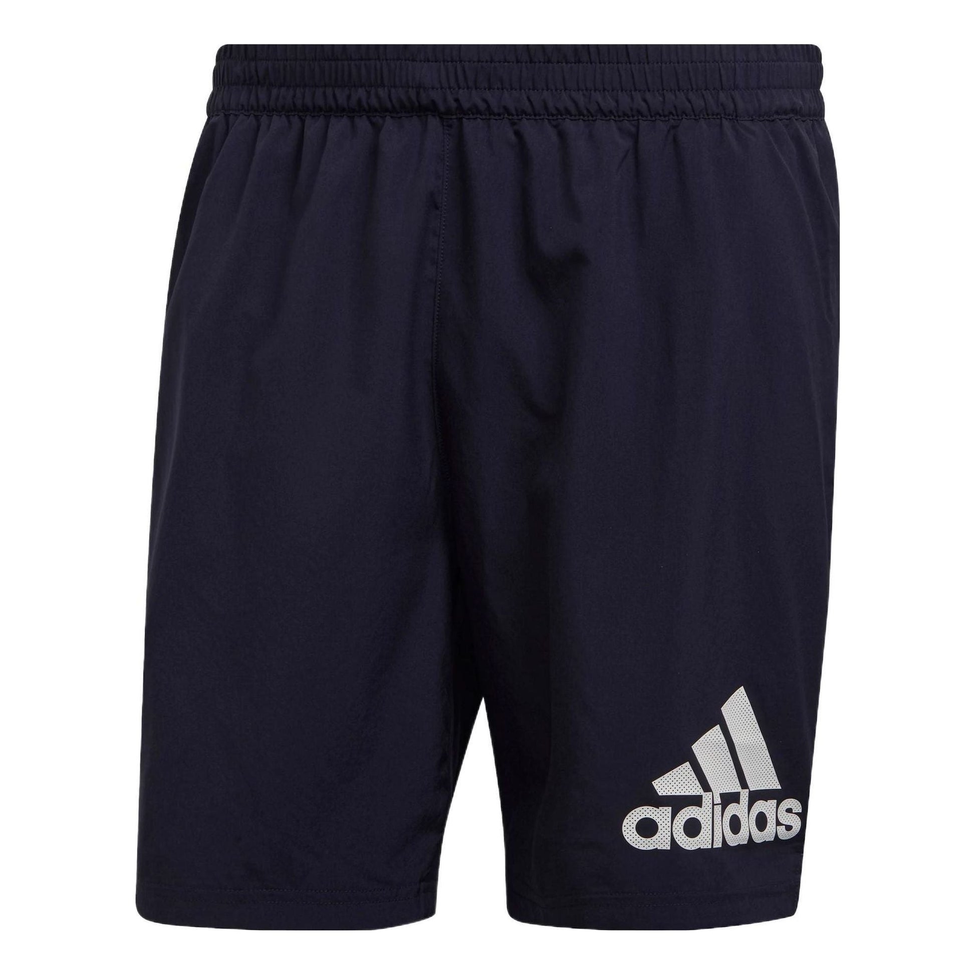 Men's adidas Alphabet Logo Printing Woven Thin Breathable Sports Shorts Ink Blue