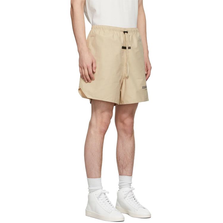 Fear of God Essentials FW21 Volley Shorts Beige FOG-FW21-122