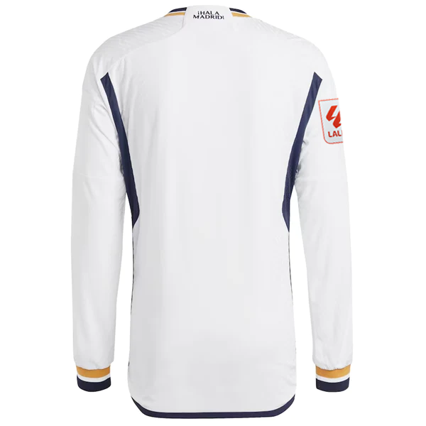 Image of adidas Real Madrid Authentic Home Jersey w/ La Liga  Club World Cup Champion Pat