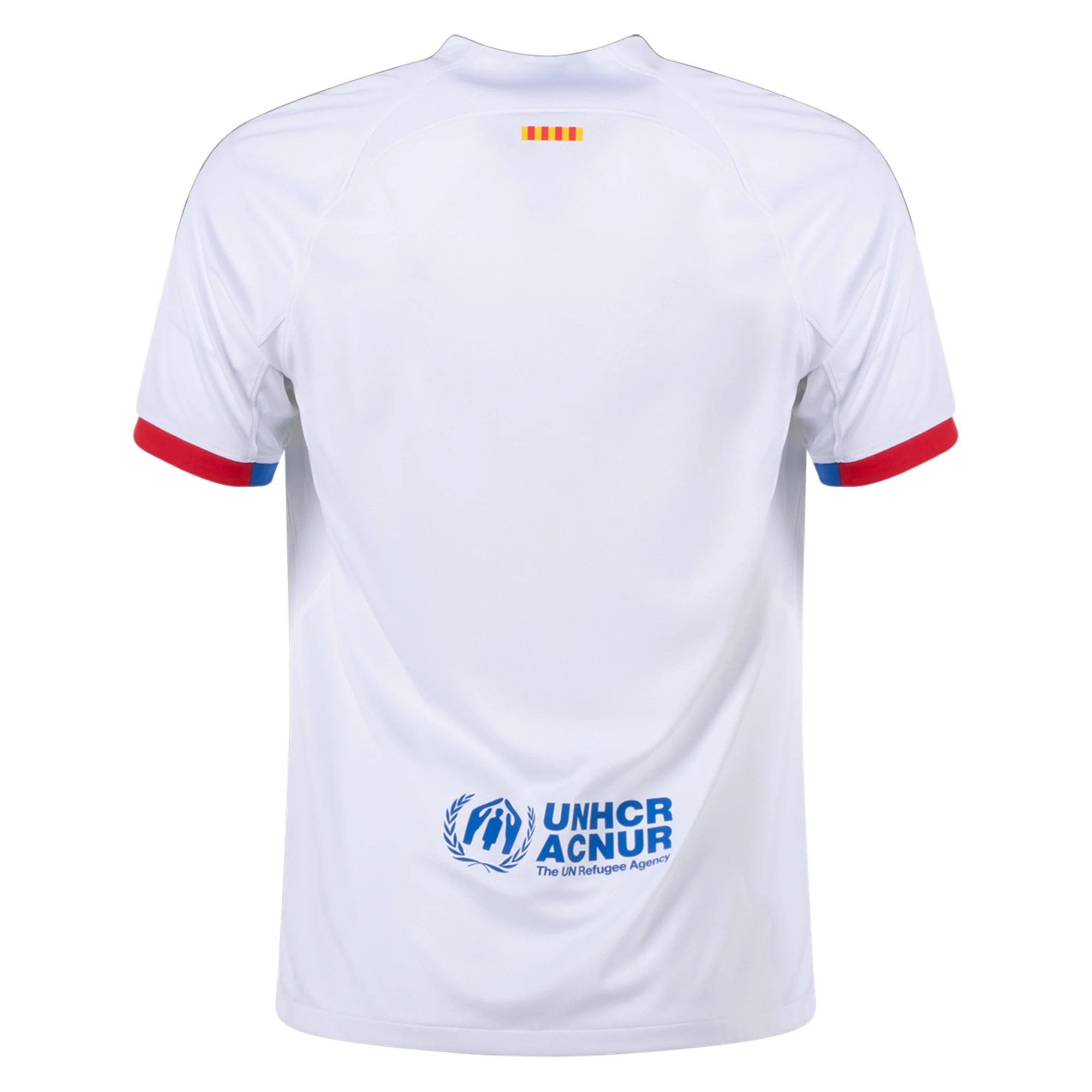Image of Nike Barcelona Away Jersey 23/24 (White/Royal Blue)