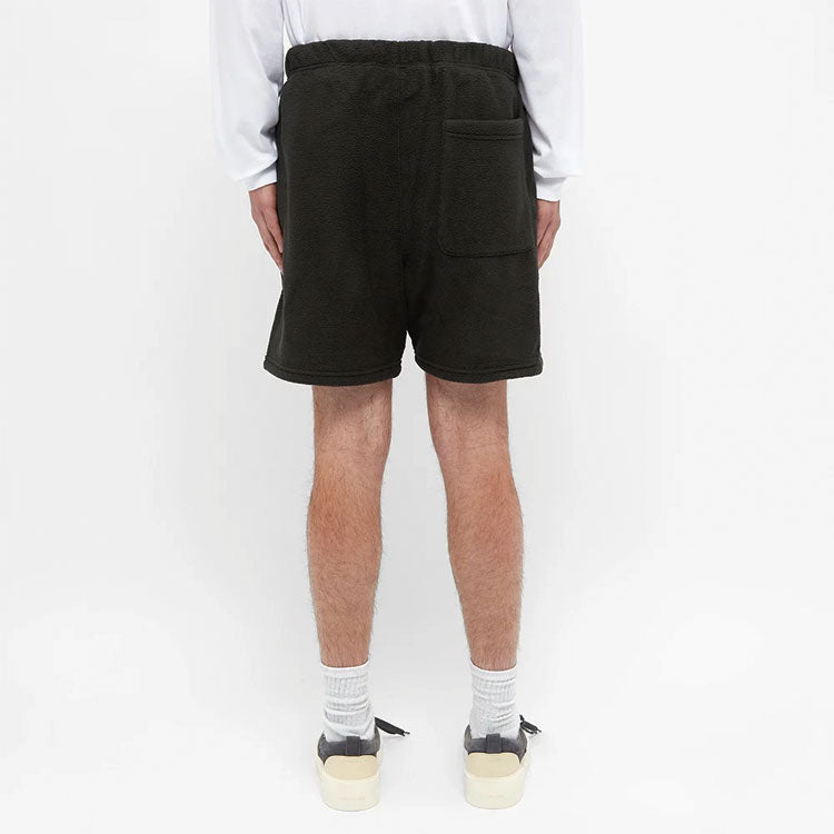 Image of Fear of God Essentials SS20 Polar Fleece Sweat Shorts Black FOG-SS20-283