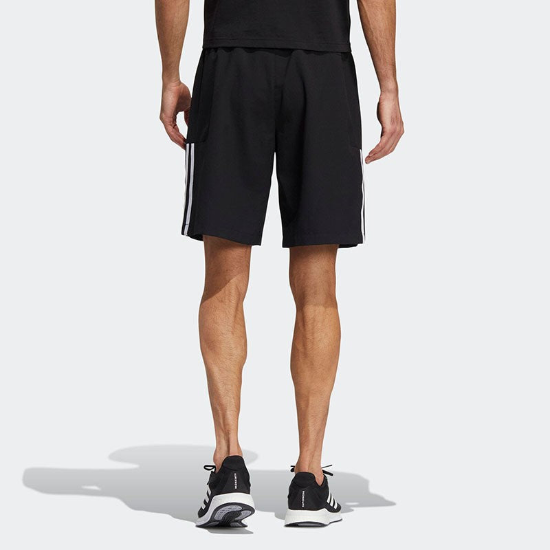 adidas Fi Lib Wvsh Contrasting Colors Stripe Training Sports Woven Shorts Black
