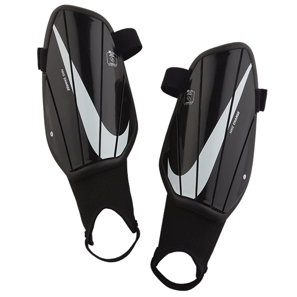 Image of Nike Youth Charge Soccer Shin Guards (Black/White)