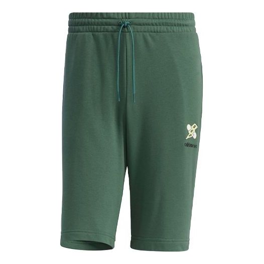 Image of adidas neo M Ss May Short1 Skateboard Casual Sports Shorts Green GP4791