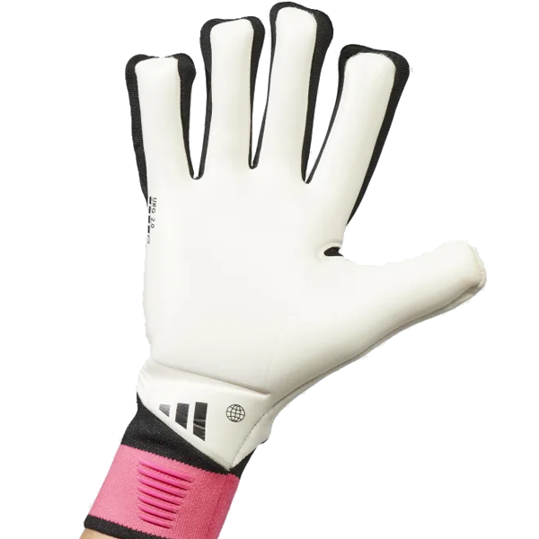 Adidas Predator Pro Fingersaver Goalkeeper Gloves (Core Black/Team Shock Pink)